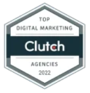 Clutch Top Digital Marketing Agencies 2022 badge
