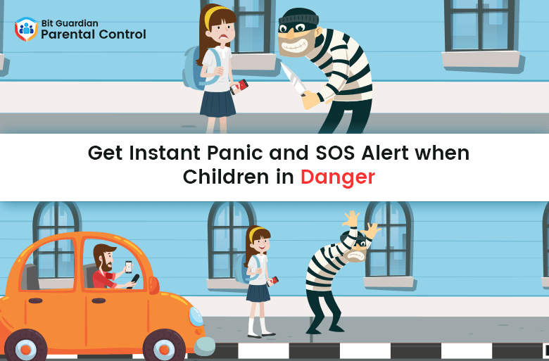 Get Instant Panic and SOS Alert when Children in Danger